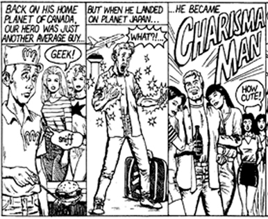 The Charisma Man comic.