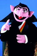 The Count from Sesame Street.